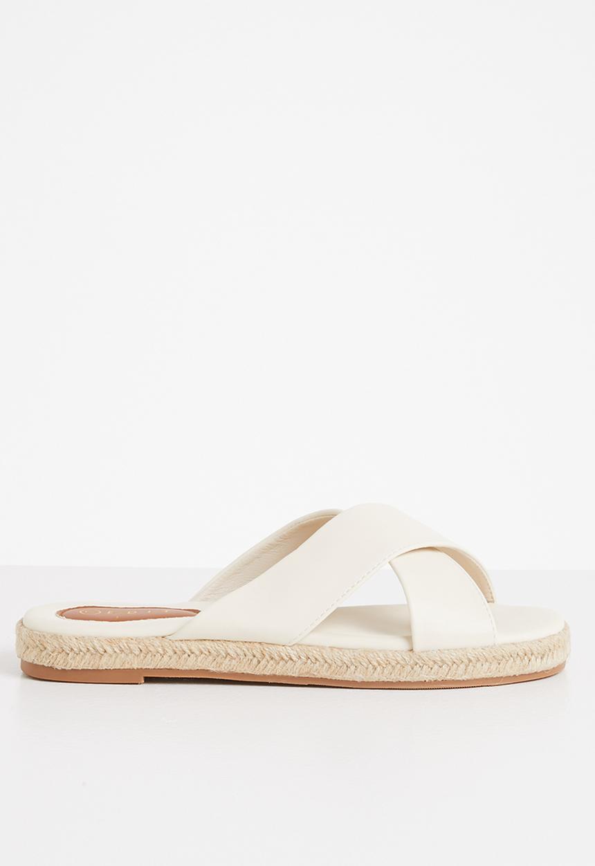 edit - Robyn espadrille mule - off white