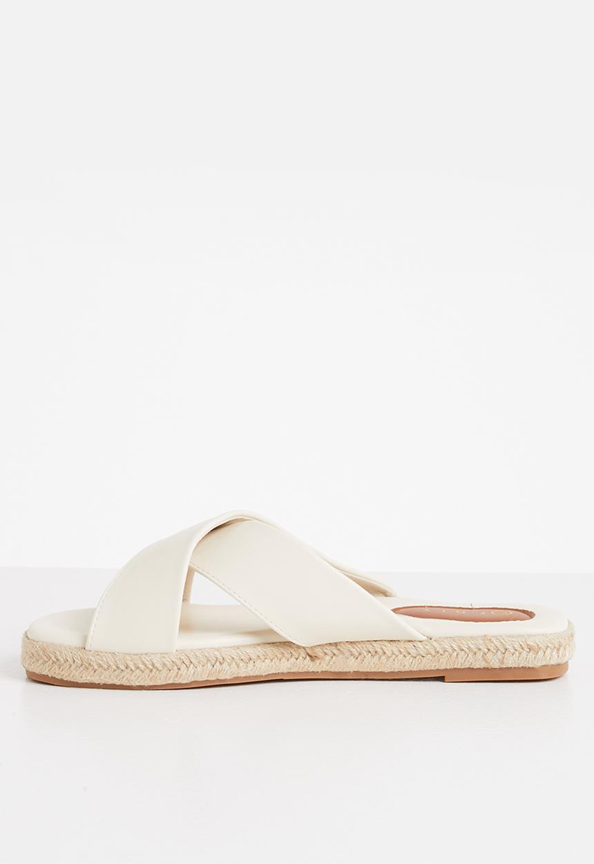 edit - Robyn espadrille mule - off white
