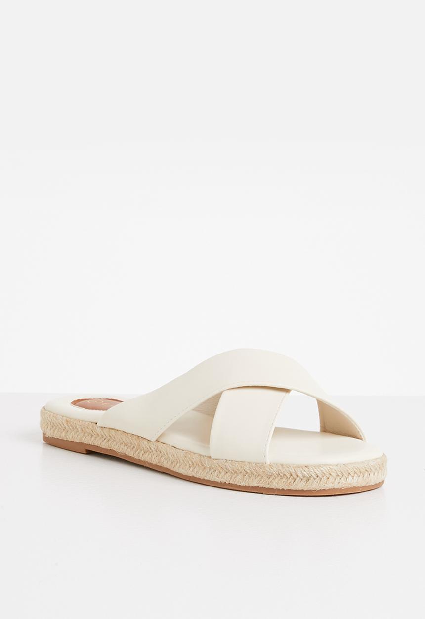 edit - Robyn espadrille mule - off white
