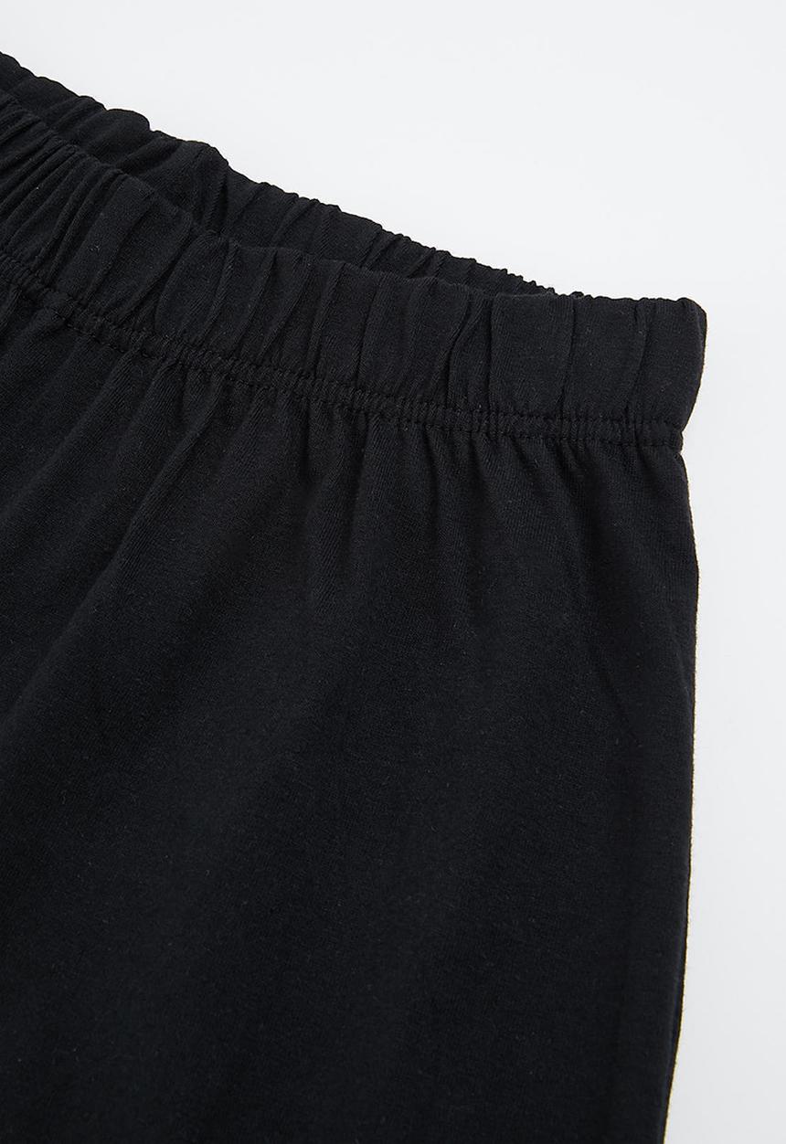 Superbalist - 2 pack cotton sleep short - grey & black