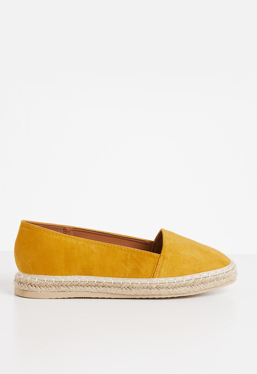 edit - Tanya espadrille slip on - mustard