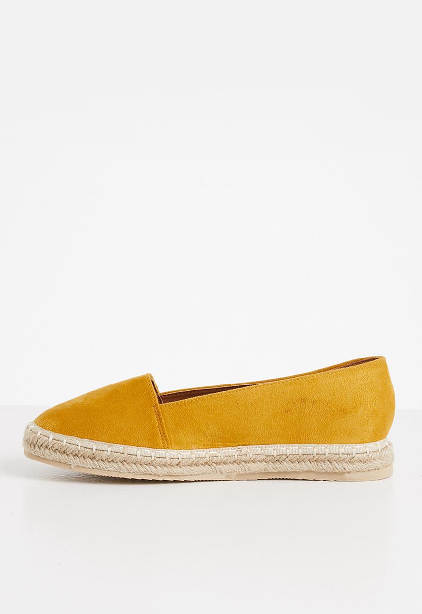 edit - Tanya espadrille slip on - mustard