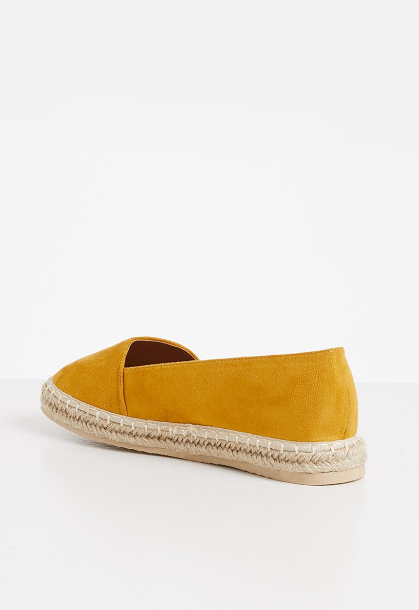 edit - Tanya espadrille slip on - mustard