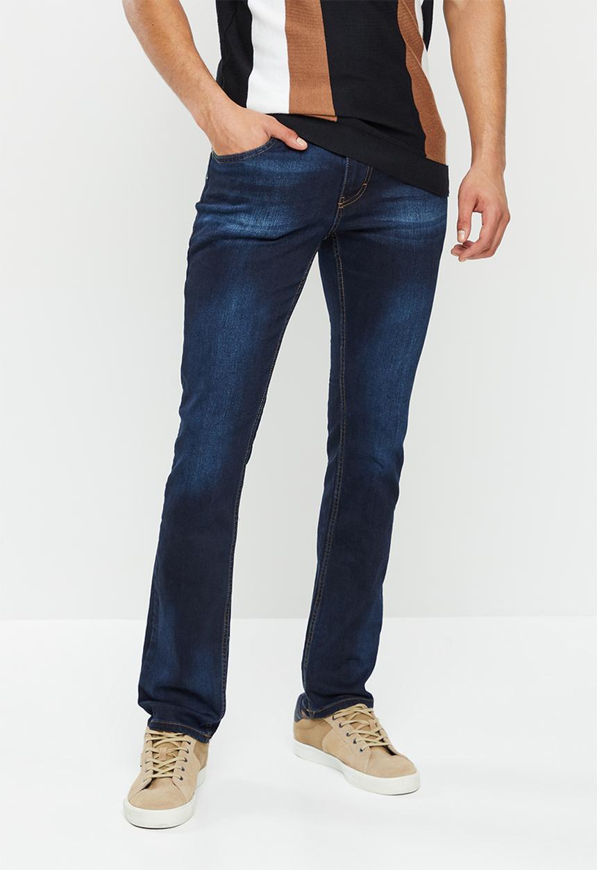 SOVIET - M mustang 3 mens slim leg denim#9 - blue/black