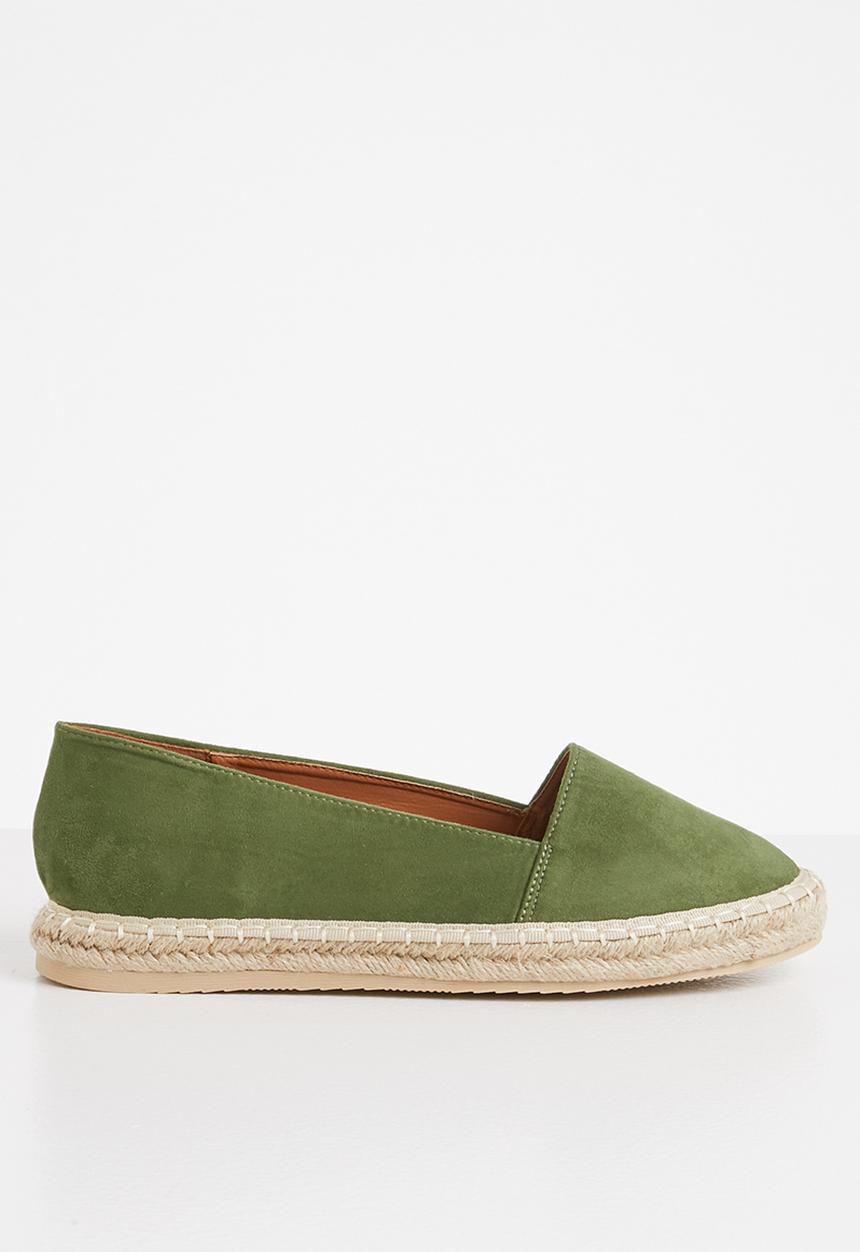 edit - Tanya espadrille slip on - khaki