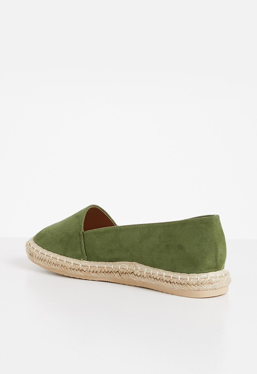 edit - Tanya espadrille slip on - khaki