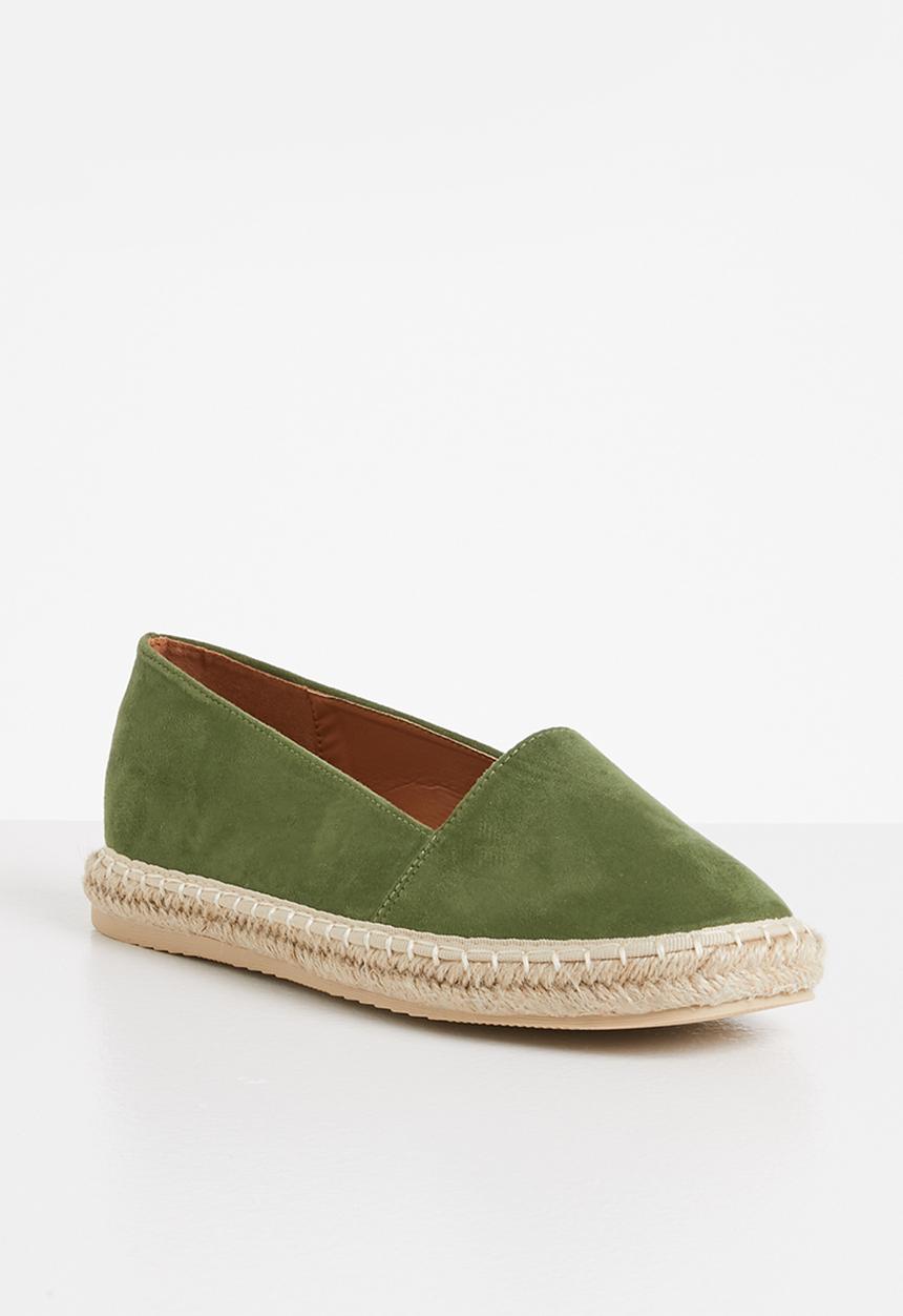 edit - Tanya espadrille slip on - khaki