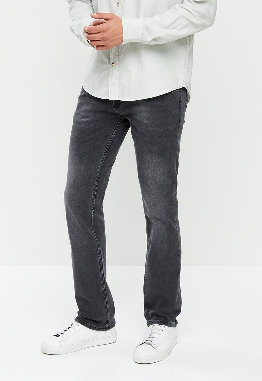 SOVIET - M lambo mens straight leg denim#12 - charcoal