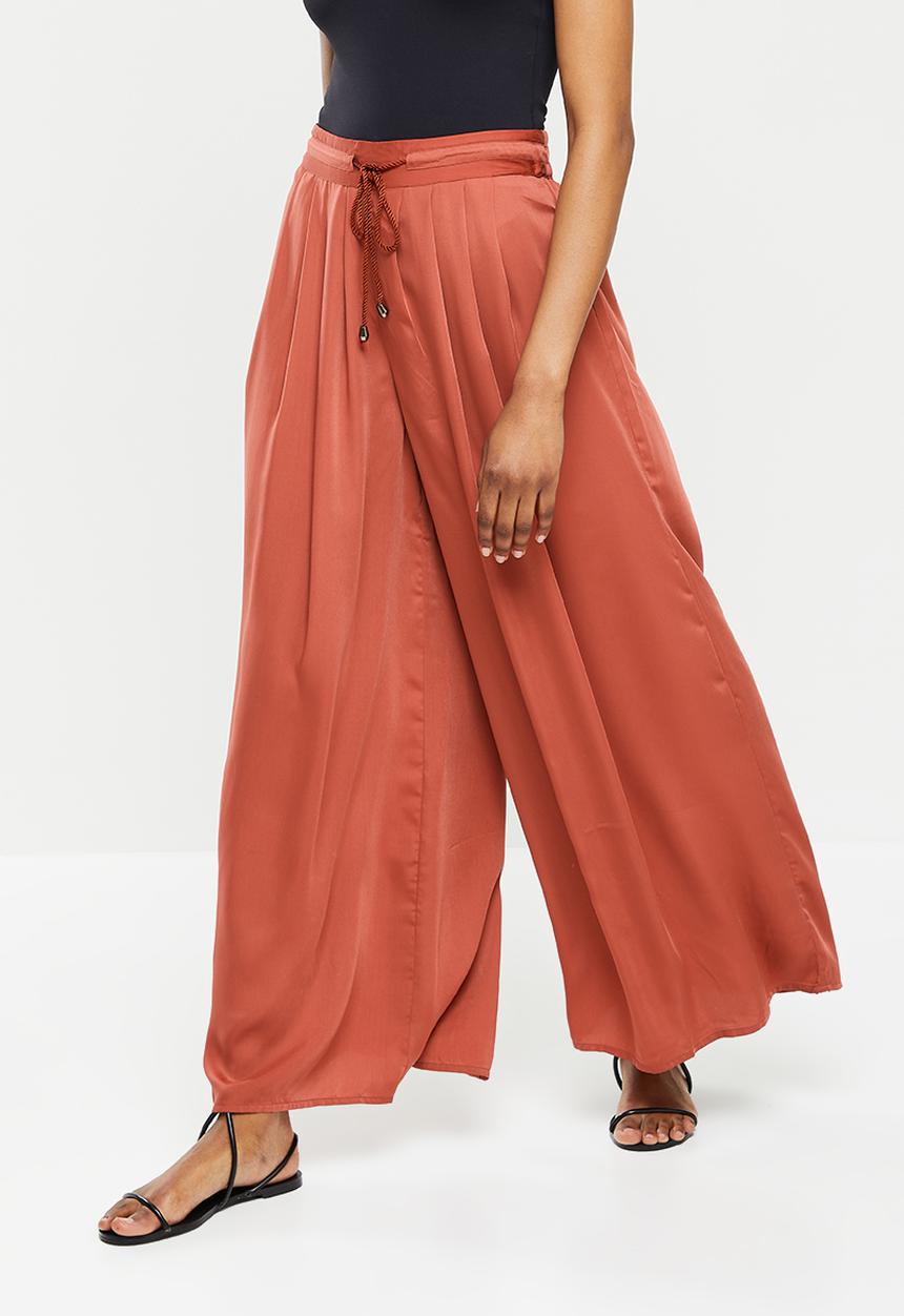 Vero Moda - Ariane new high waist loose boho pant - chili oil