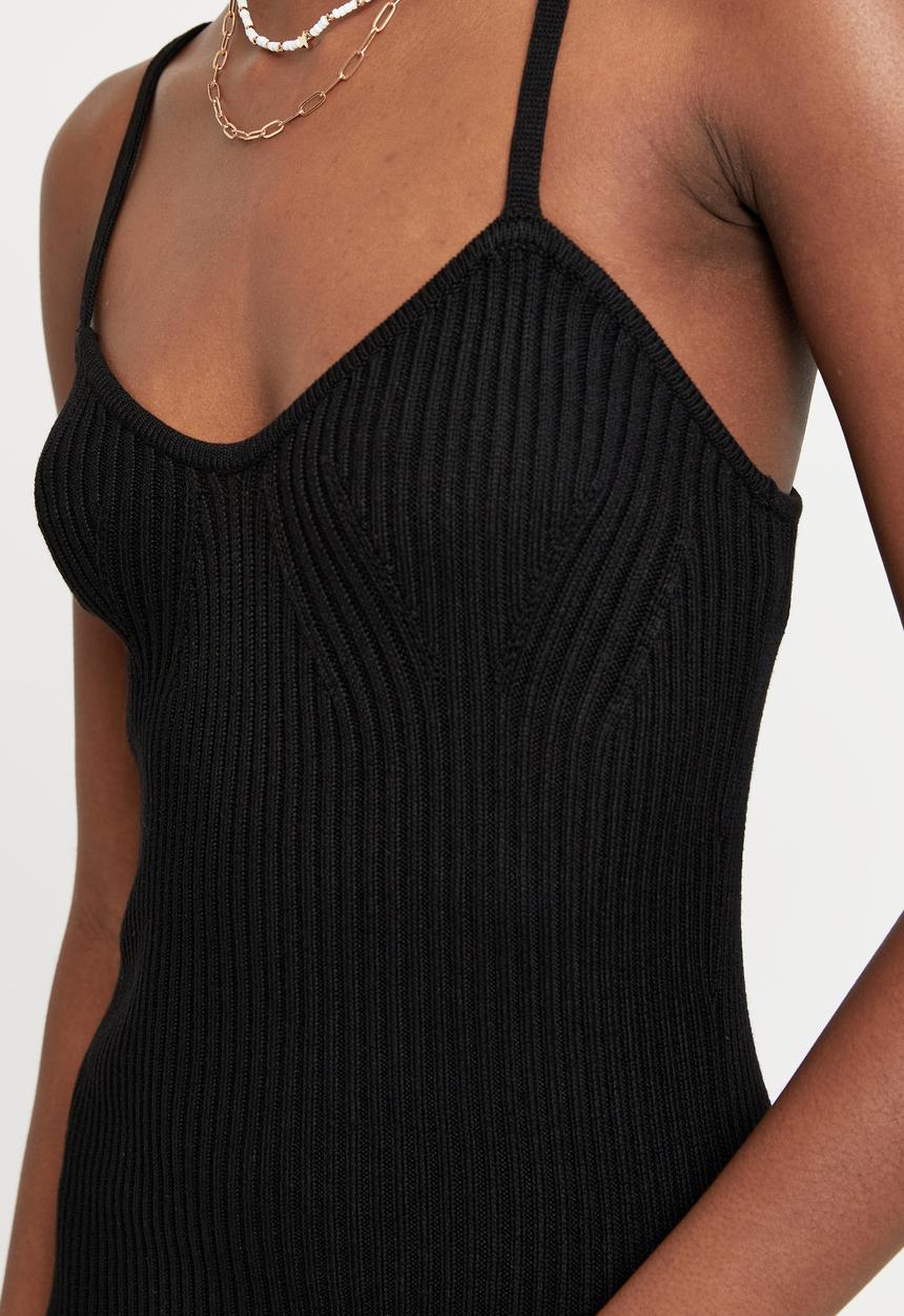 Supré  - Amelia knit tube dress - black