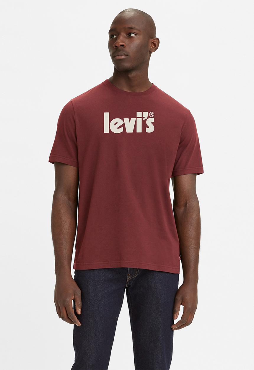 Levi’s® - Short sleeve relaxed fit tee - burgundy
