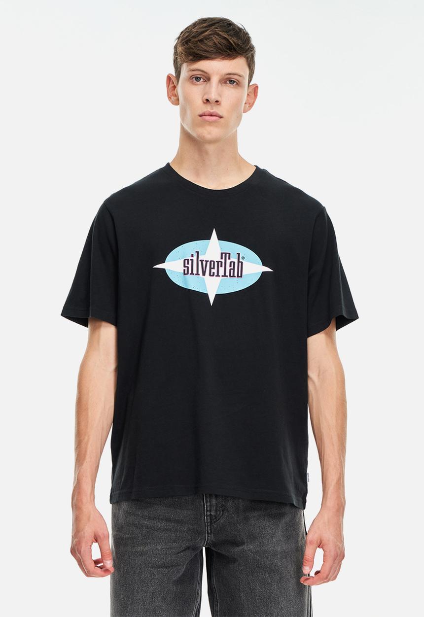 Levi’s® - Short sleeve relaxed fit tee - silvertab star caviar
