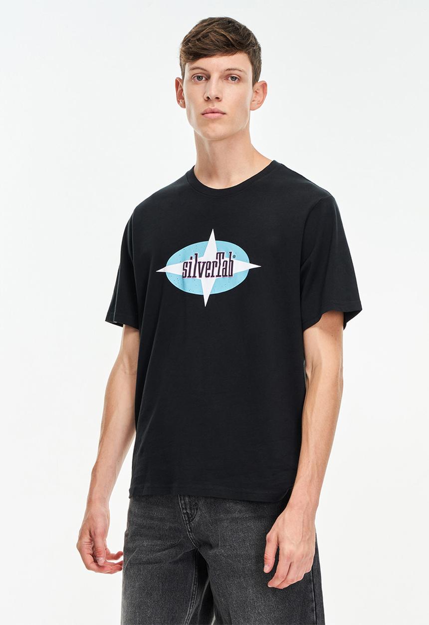 Levi’s® - Short sleeve relaxed fit tee - silvertab star caviar