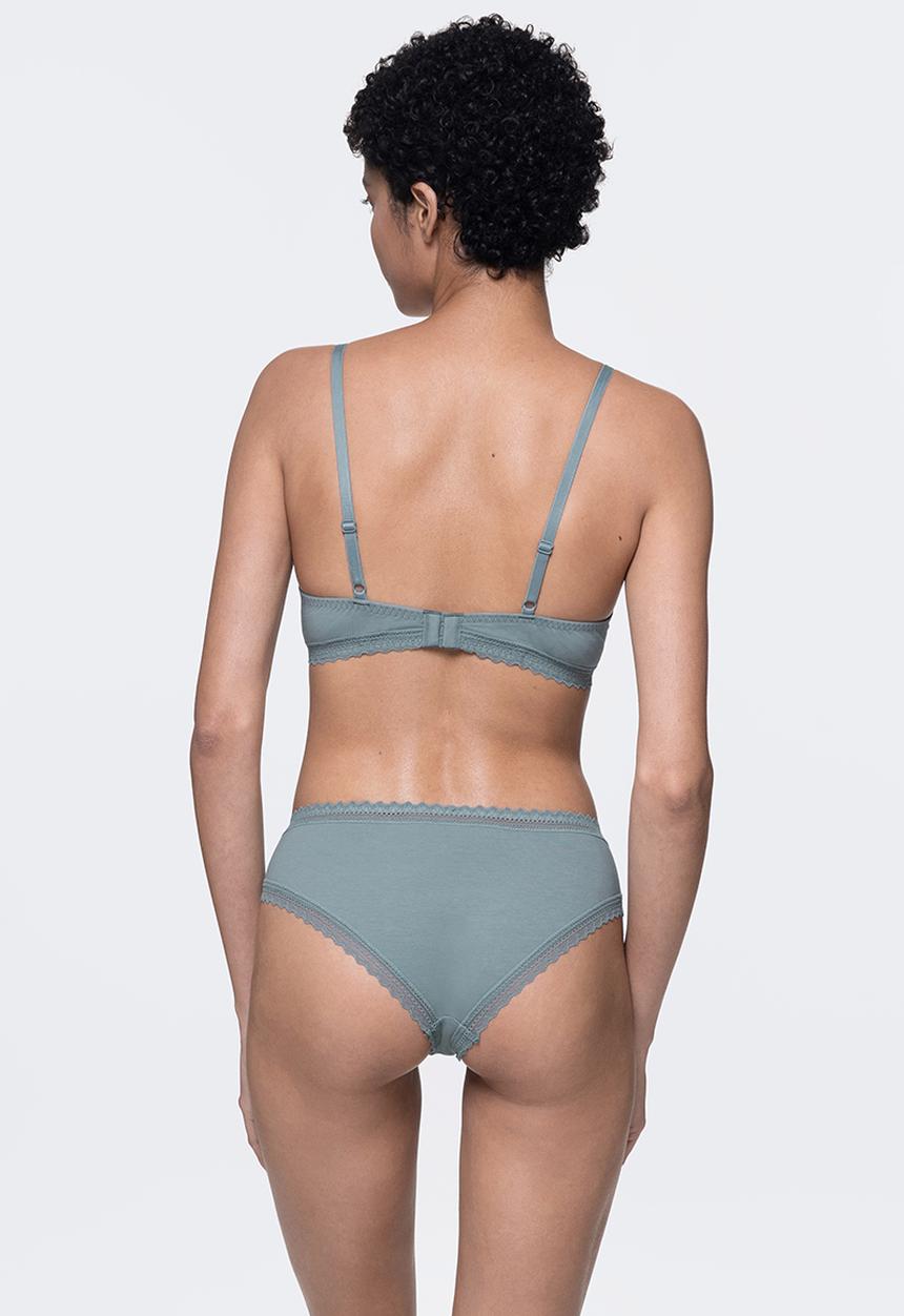 DORINA - Lila 2-Pack light padded demi - green & ivory
