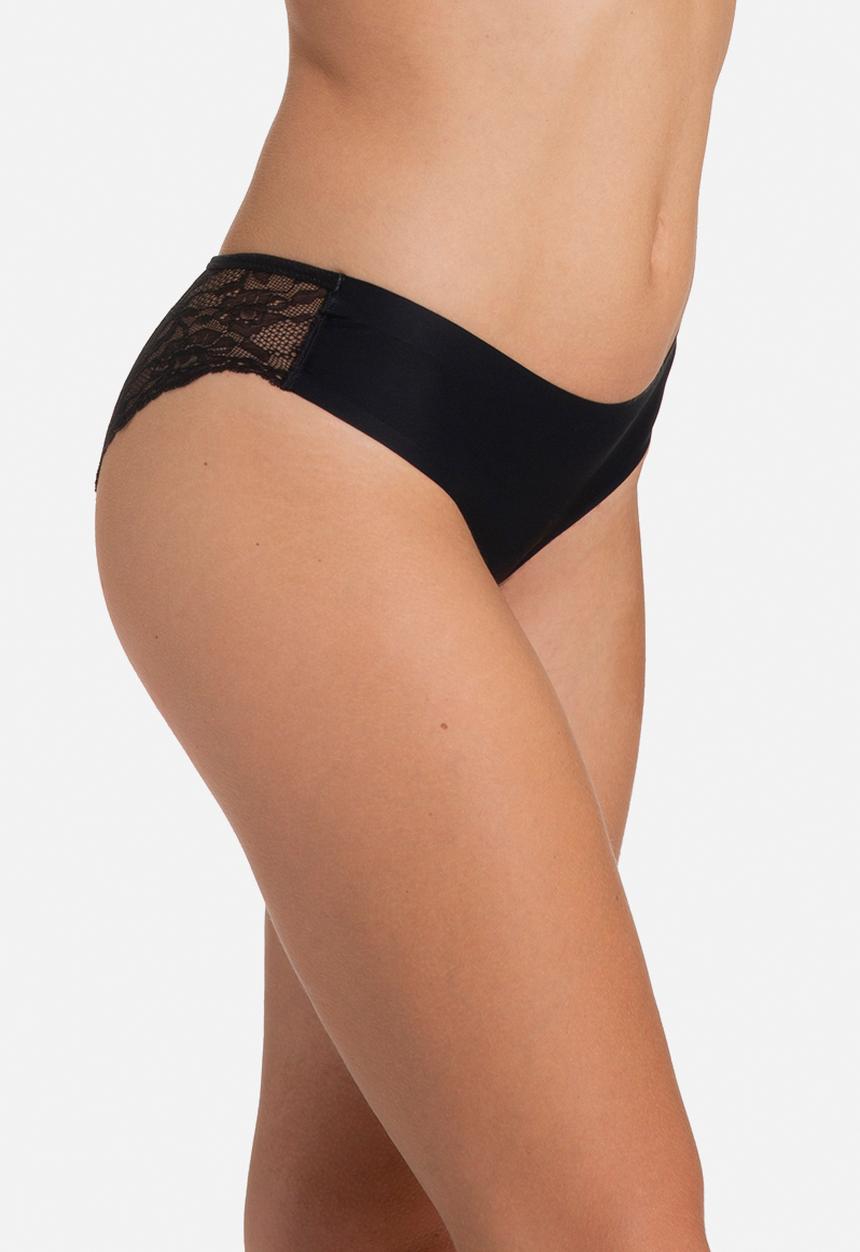 DORINA - Crystal 3pack briefs - black/black/pink