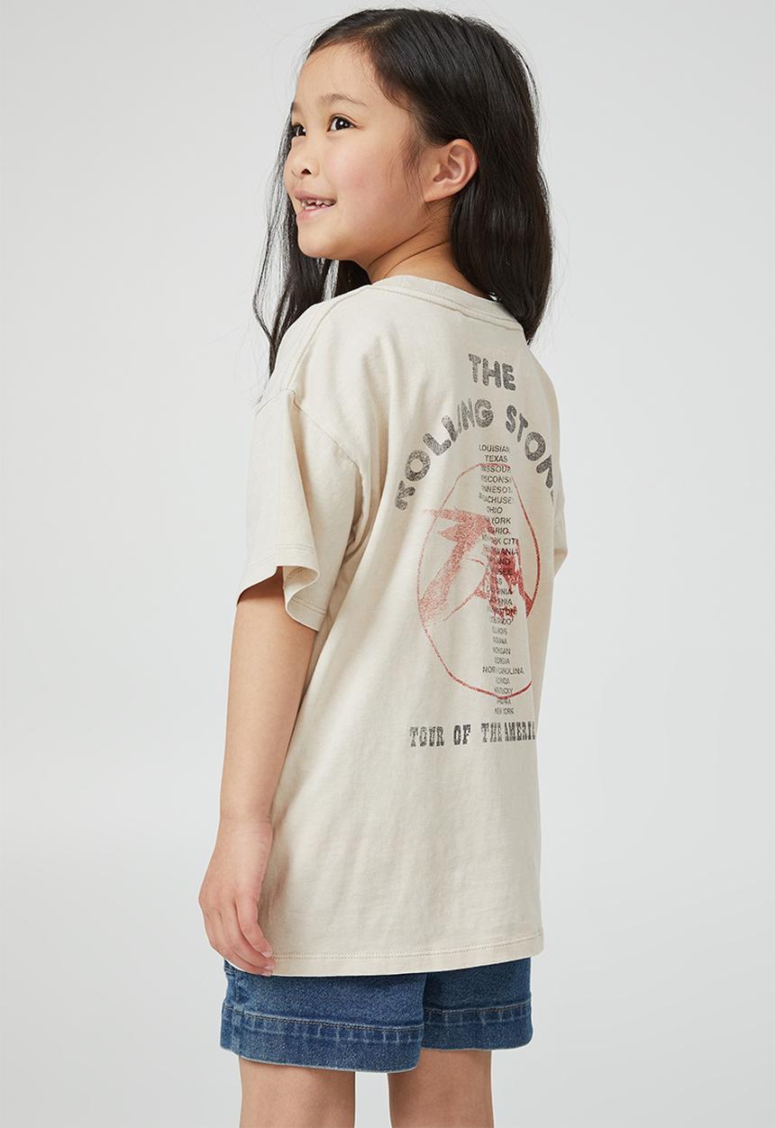 Cotton On - Unisex Lcn Rolling Stone short sleeve tee - lrainyday wash