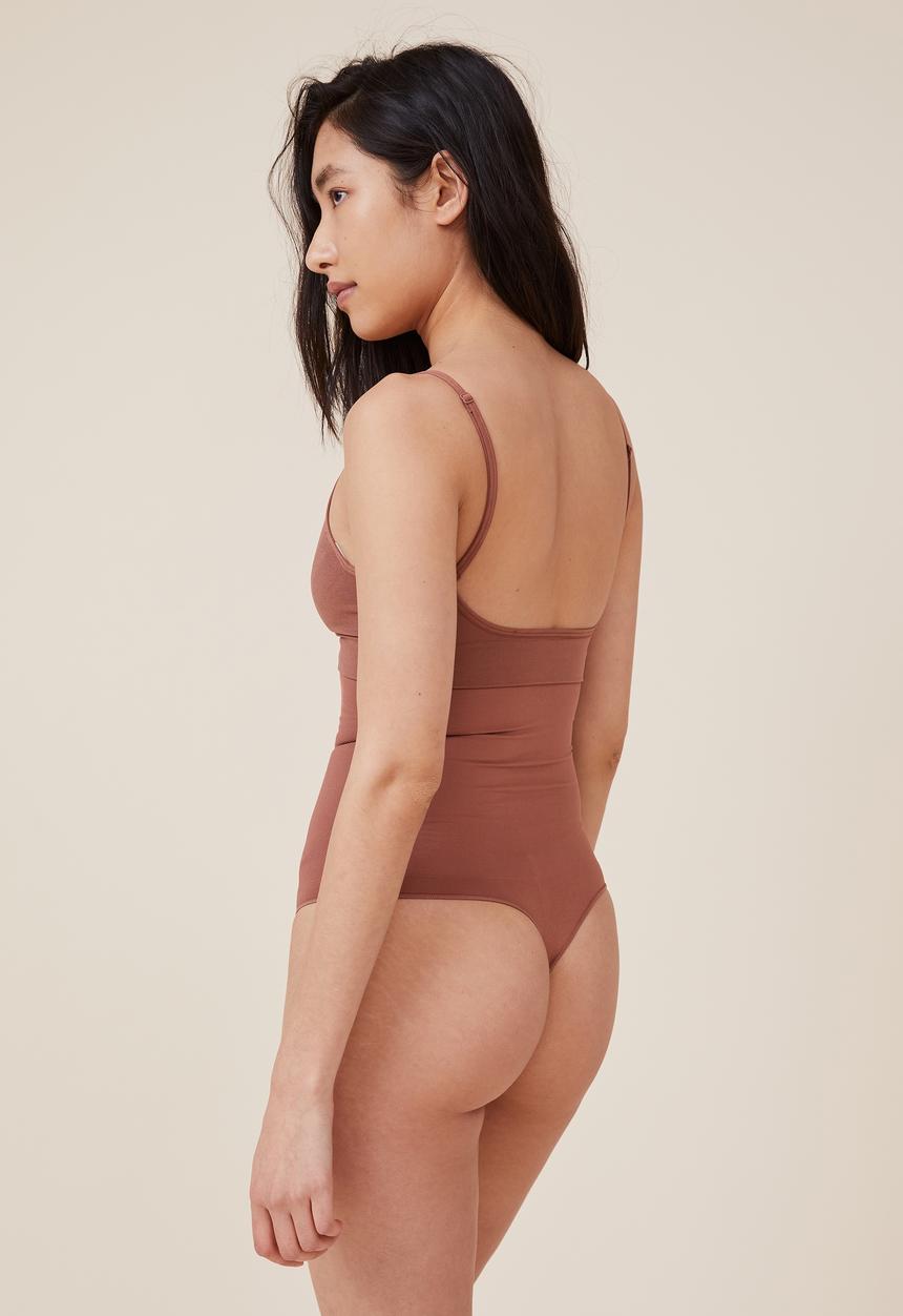 Cotton On - Got your back shapewear high waist g-string - cappuccino