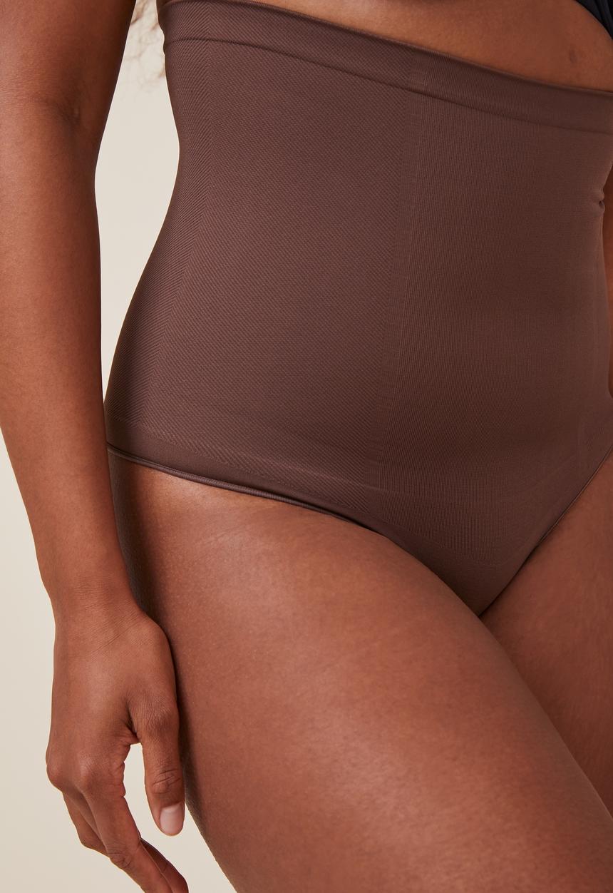 Cotton On - Got your back shapewear high waist g-string - espresso