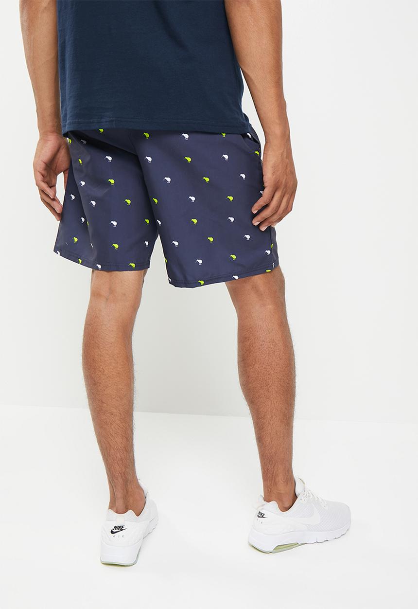 Canterbury - Awning printed 8'' short - navy 