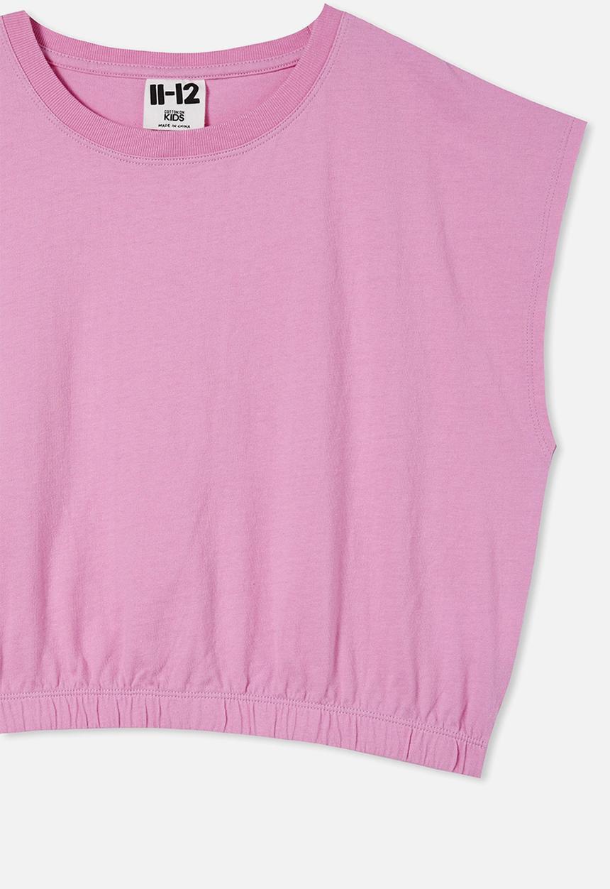 Cotton On - Corey crop tee - purple paradise