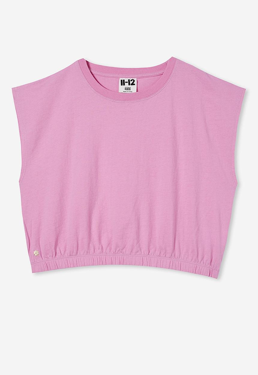 Cotton On - Corey crop tee - purple paradise