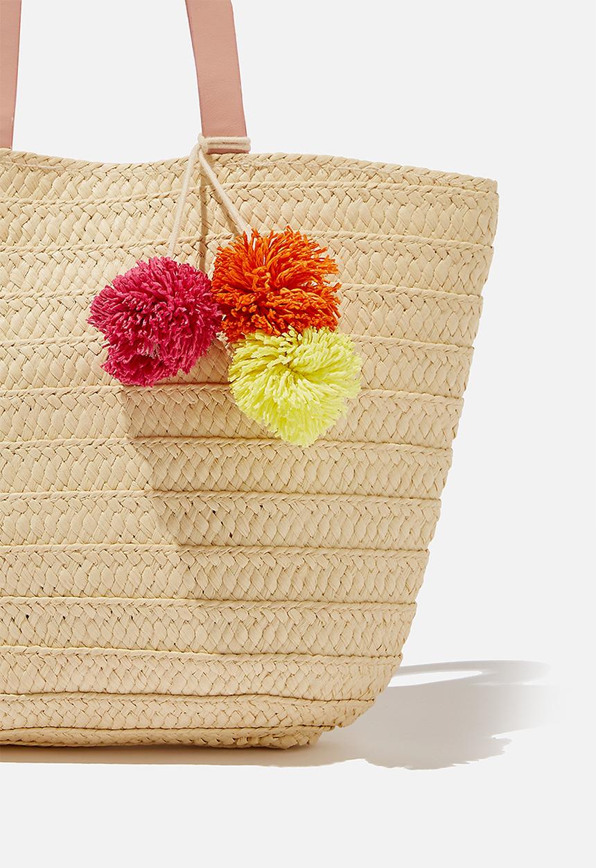 Cotton On - Beach basket bag - natural