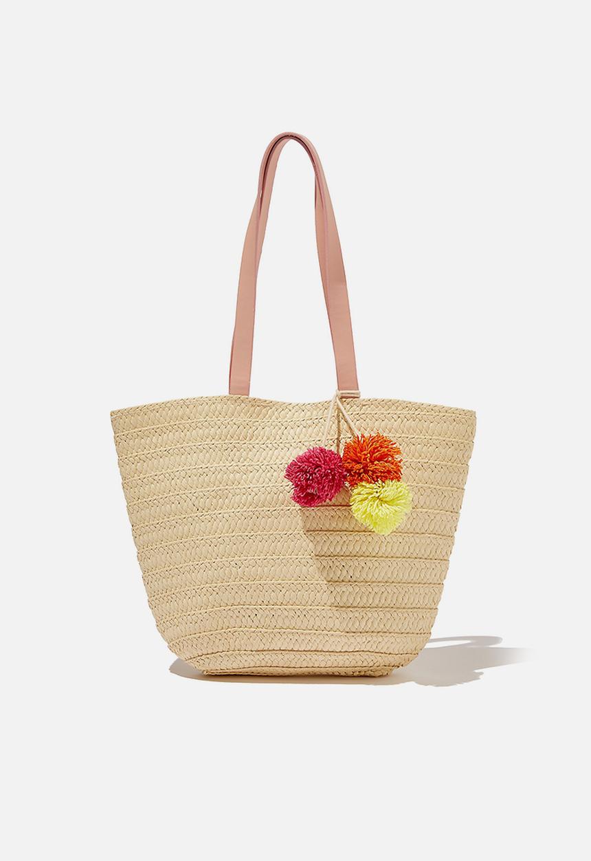 Cotton On - Beach basket bag - natural