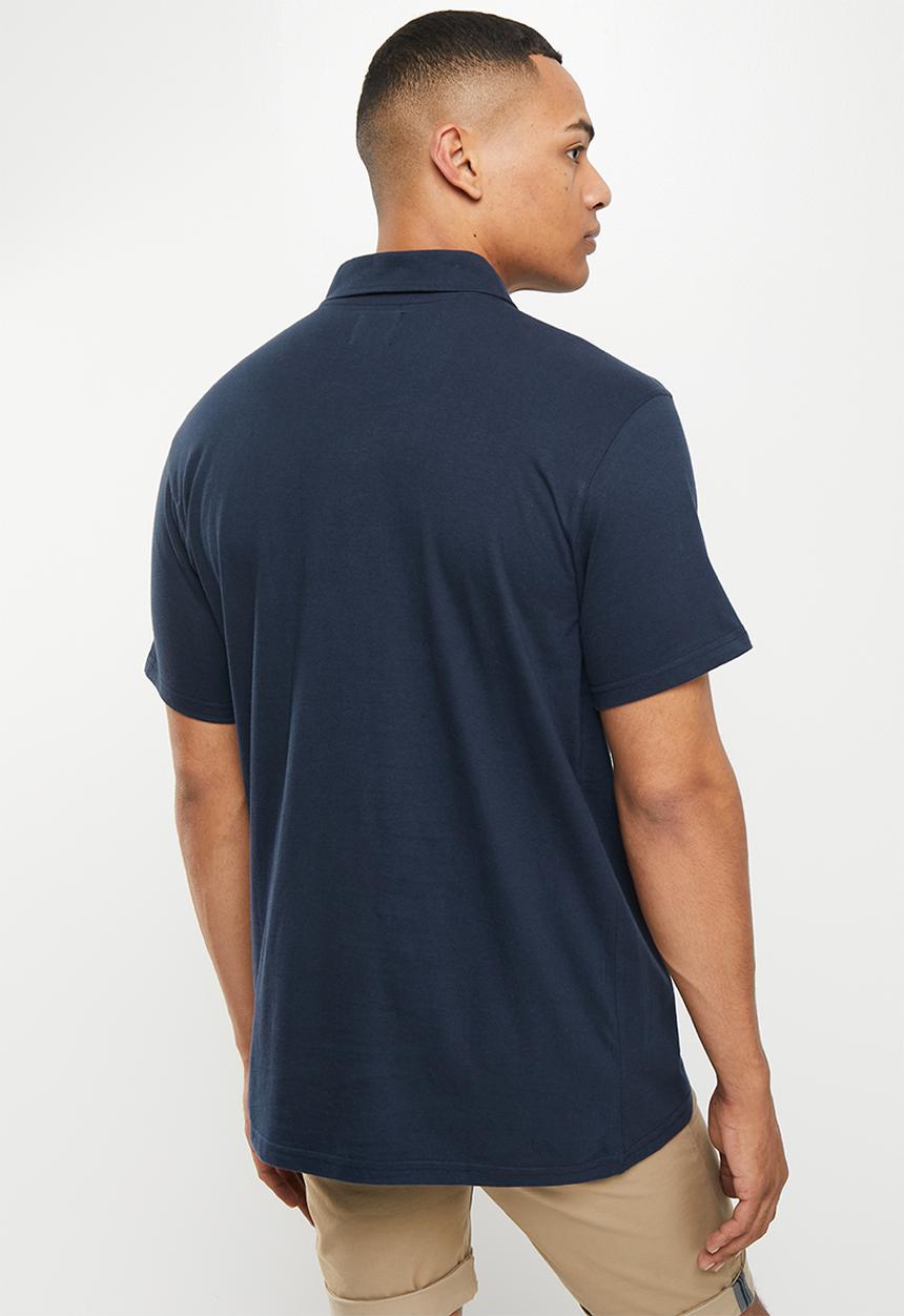 DC - Dc star polo short sleeve - navy blazer