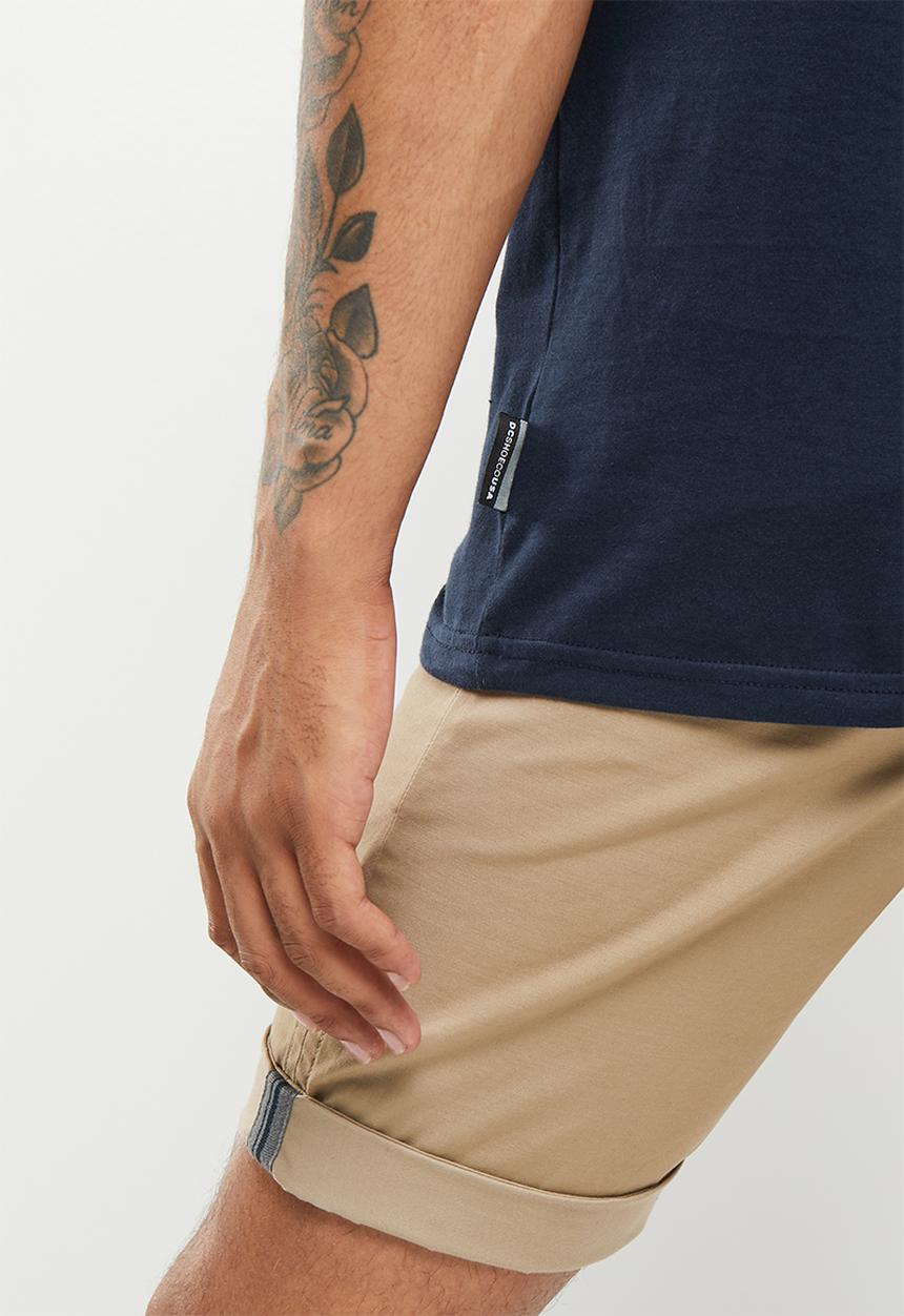 DC - Dc star polo short sleeve - navy blazer