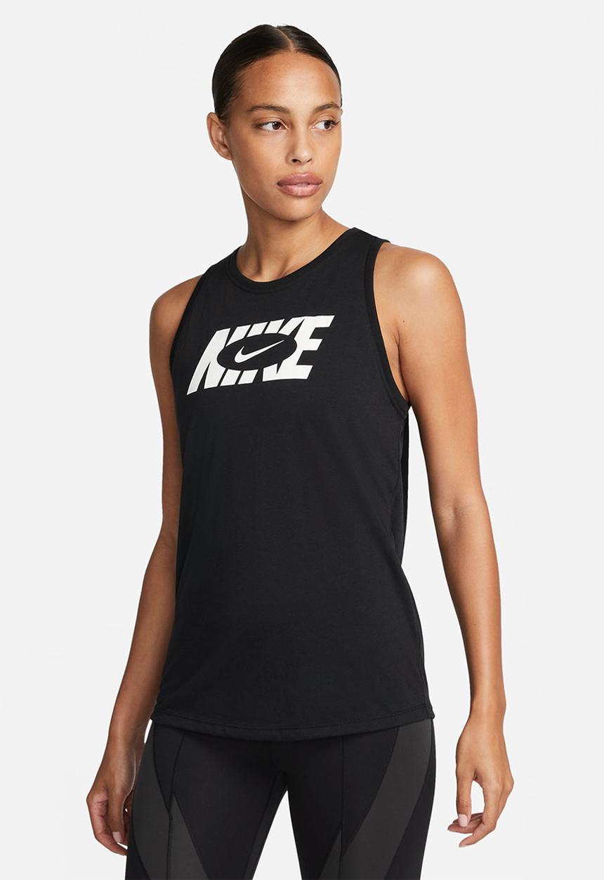 Nike - W nike dri-fit tank icon clash - black