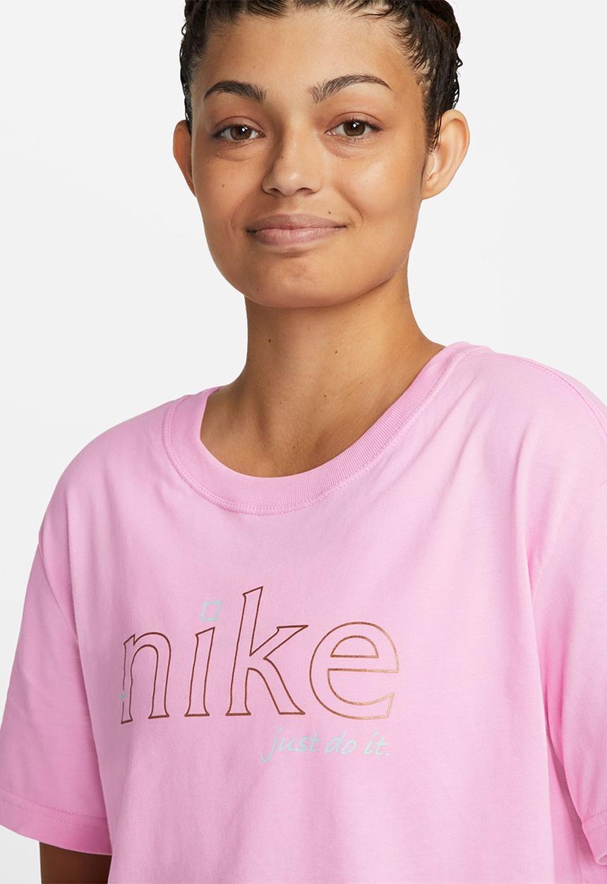 Nike - W nike sportswear tee oc 1 crop - pink rise