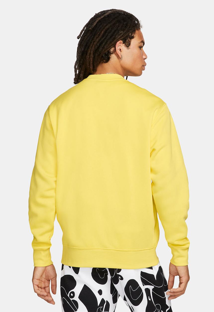 Nike - NSW Club Crew Neck Sweatshirt - yellow strike/white