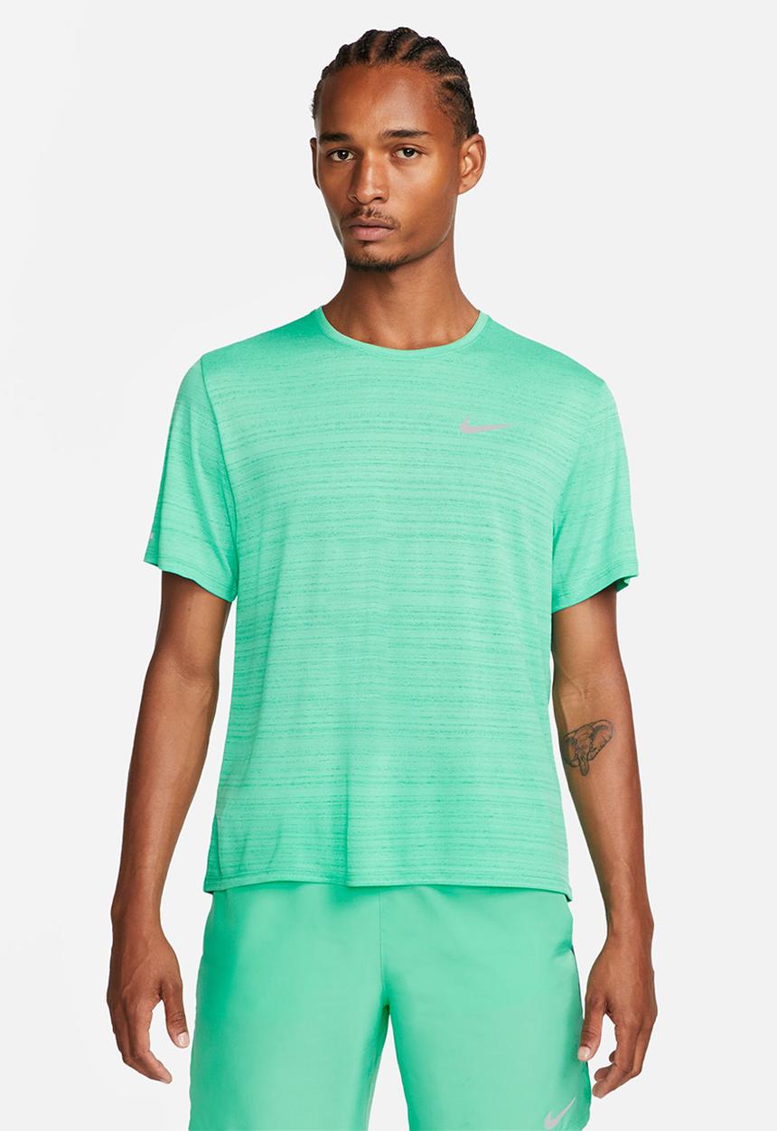 Nike - Dri-FIT Miler Royal Blue Running Tee - light menta