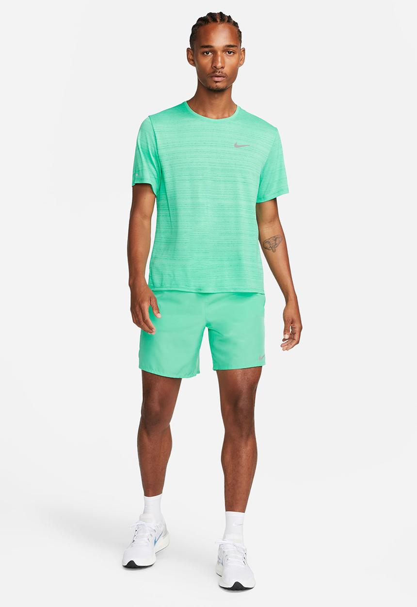 Nike - Dri-FIT Miler Royal Blue Running Tee - light menta