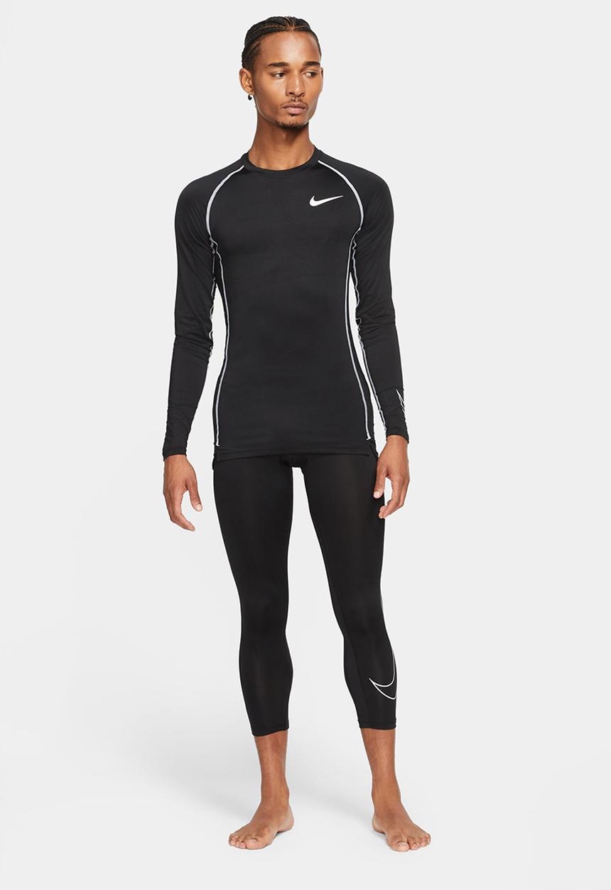 Nike - Nike Pro Dri-FIT  3/4 Tights. black/white