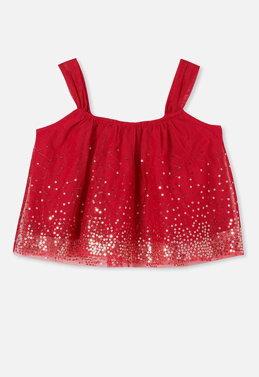 Cotton On - Selena dress up top - berry
