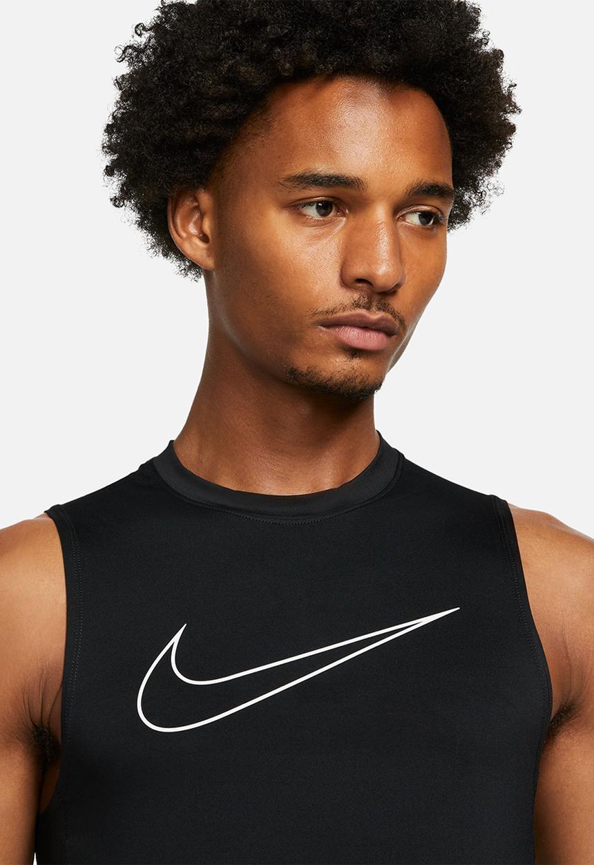 Nike - Dri-FIT Men's Tight-Fit Vest - black/white