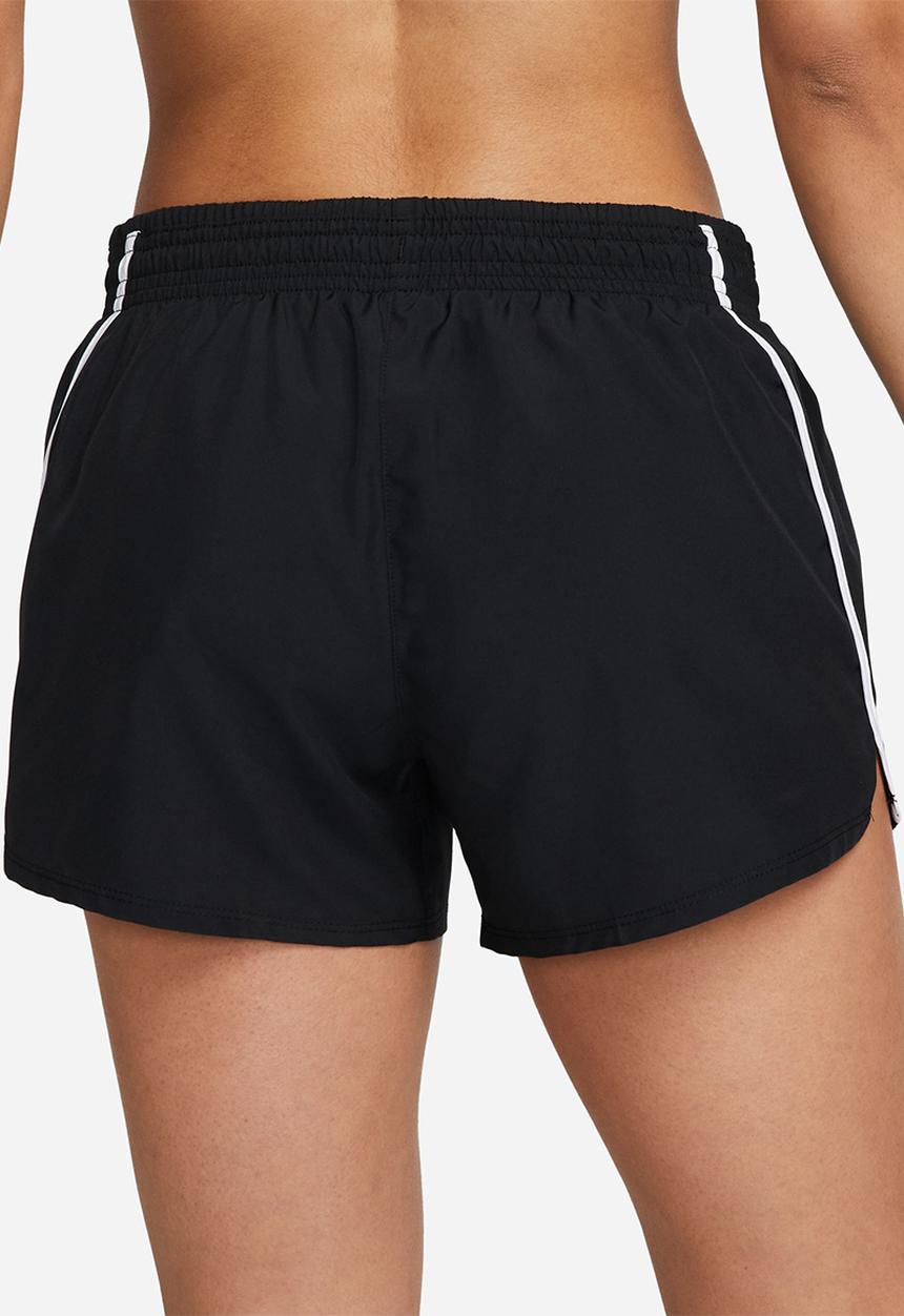 Nike - W nike dri-fit swoosh run 10k short - black & white