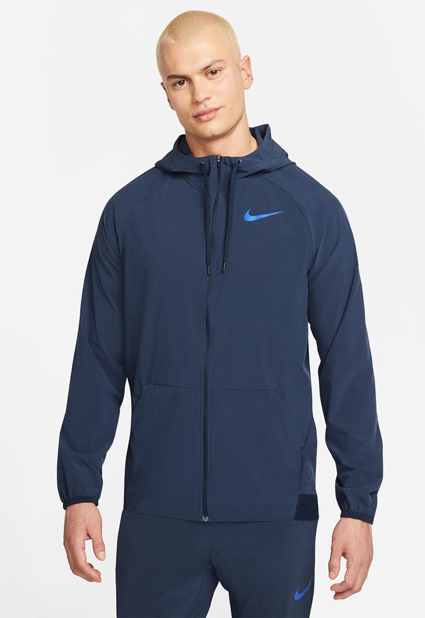 Nike - NP Dri-FIT Flex Vent Max Full-Zip hooded jacket - obsidian/game royal