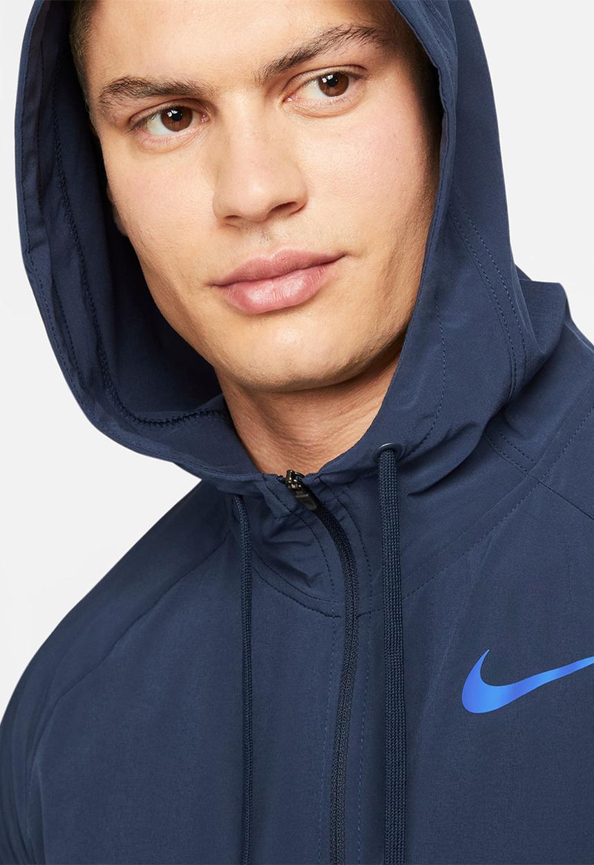 Nike - NP Dri-FIT Flex Vent Max Full-Zip hooded jacket - obsidian/game royal