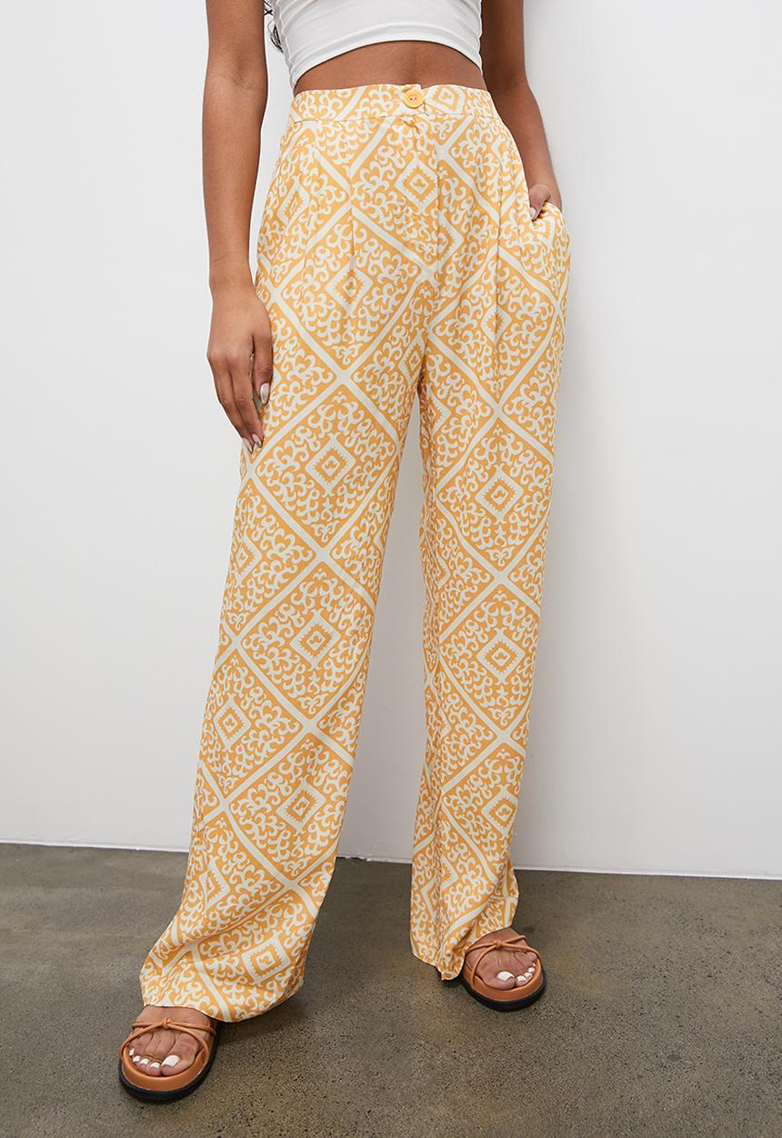 Superbalist - Relaxed wide leg co-ord - orange tiles