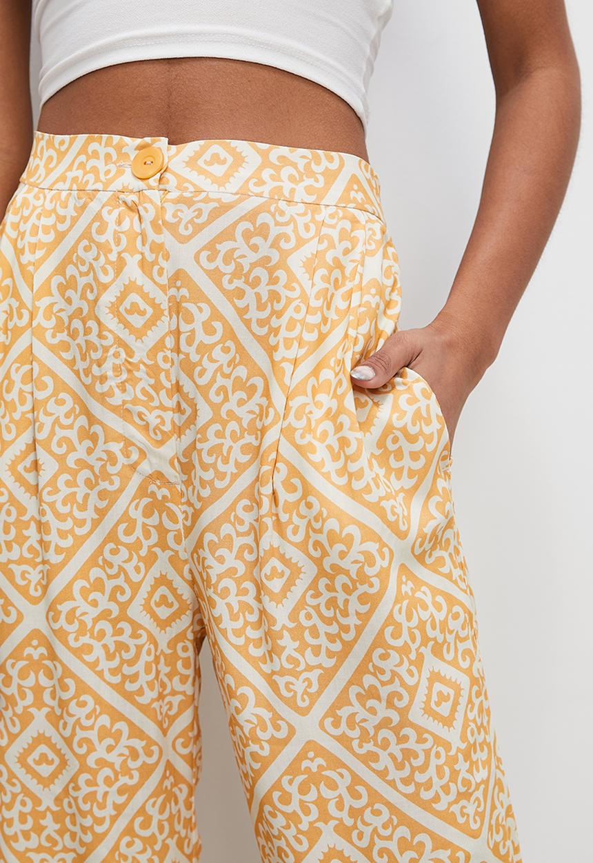 Superbalist - Relaxed wide leg co-ord - orange tiles
