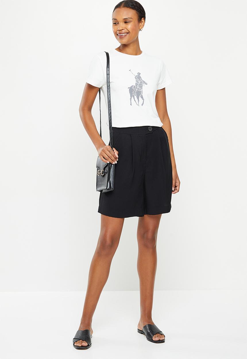POLO - Allie short sleeve pony T-shirt - ecru