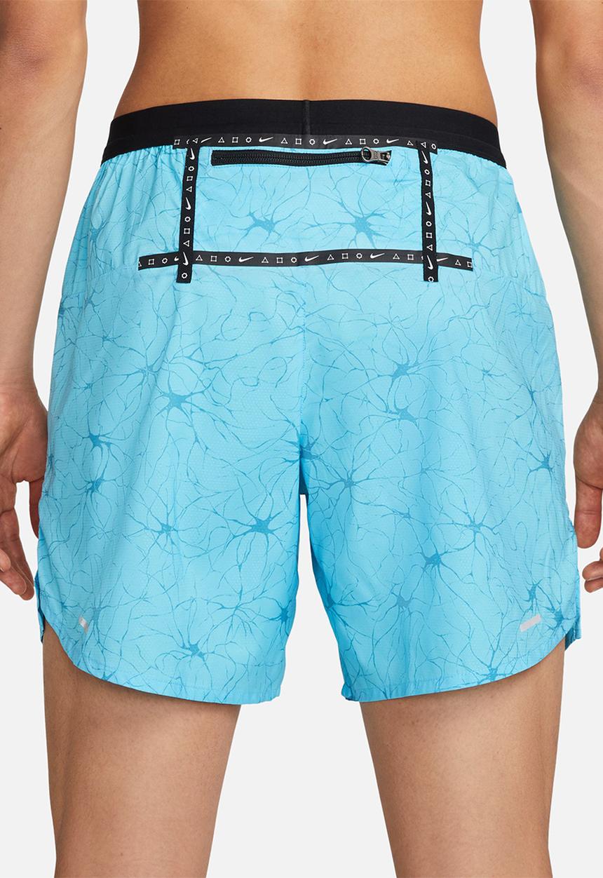 Nike - Stride D.Y.E.  7" running shorts - blue chill/lt crimson