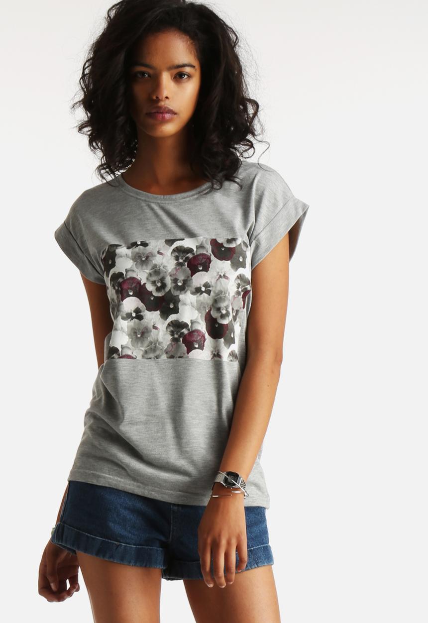 Pieces - Maja Printed Tee