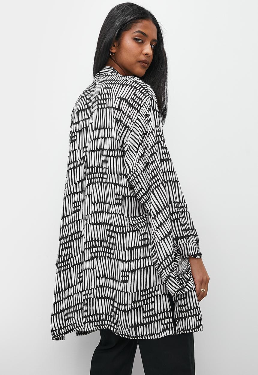Superbalist - Short shacket - abstract texture