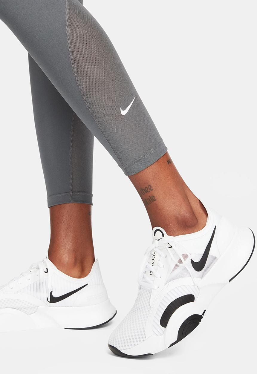 Nike - W nk one df mr 7/8 tgt - iron grey/white