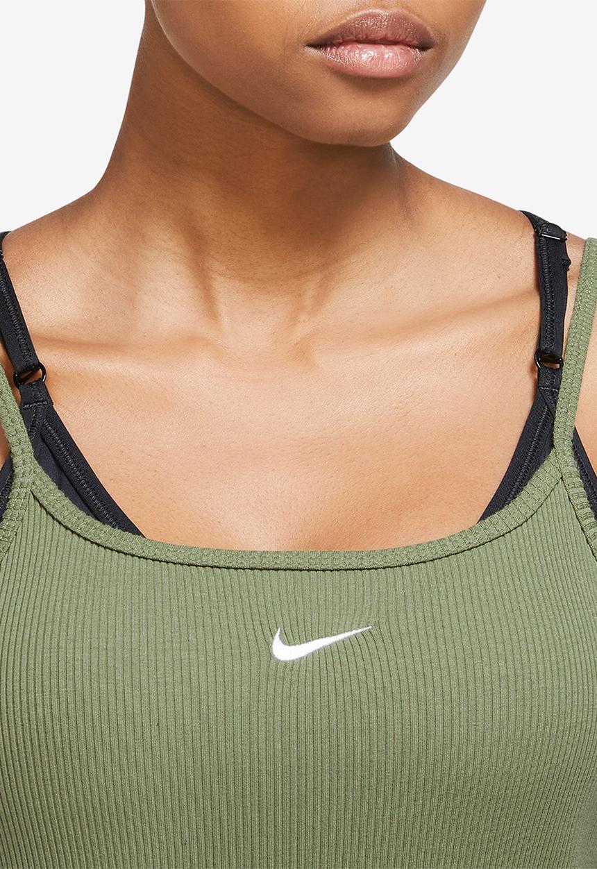 Nike - W nsw essntl rib dress bycn - alligator & white