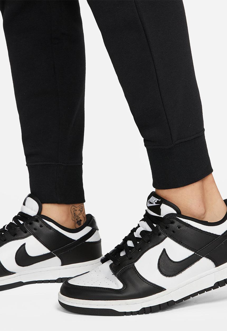 Nike - W nsw club flc mr pant tight - black & white