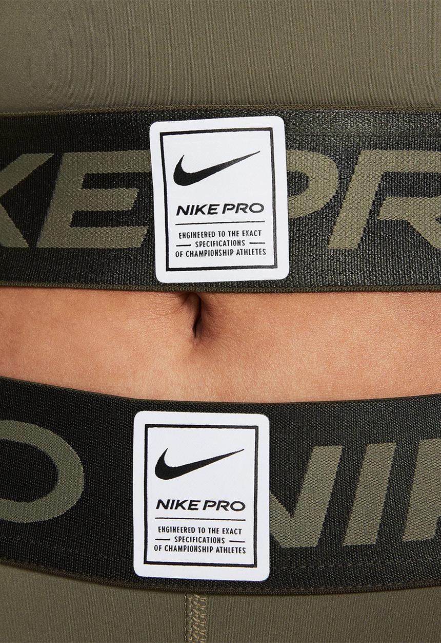 Nike - W np df crp gx tank - medium olive, sequoia & white
